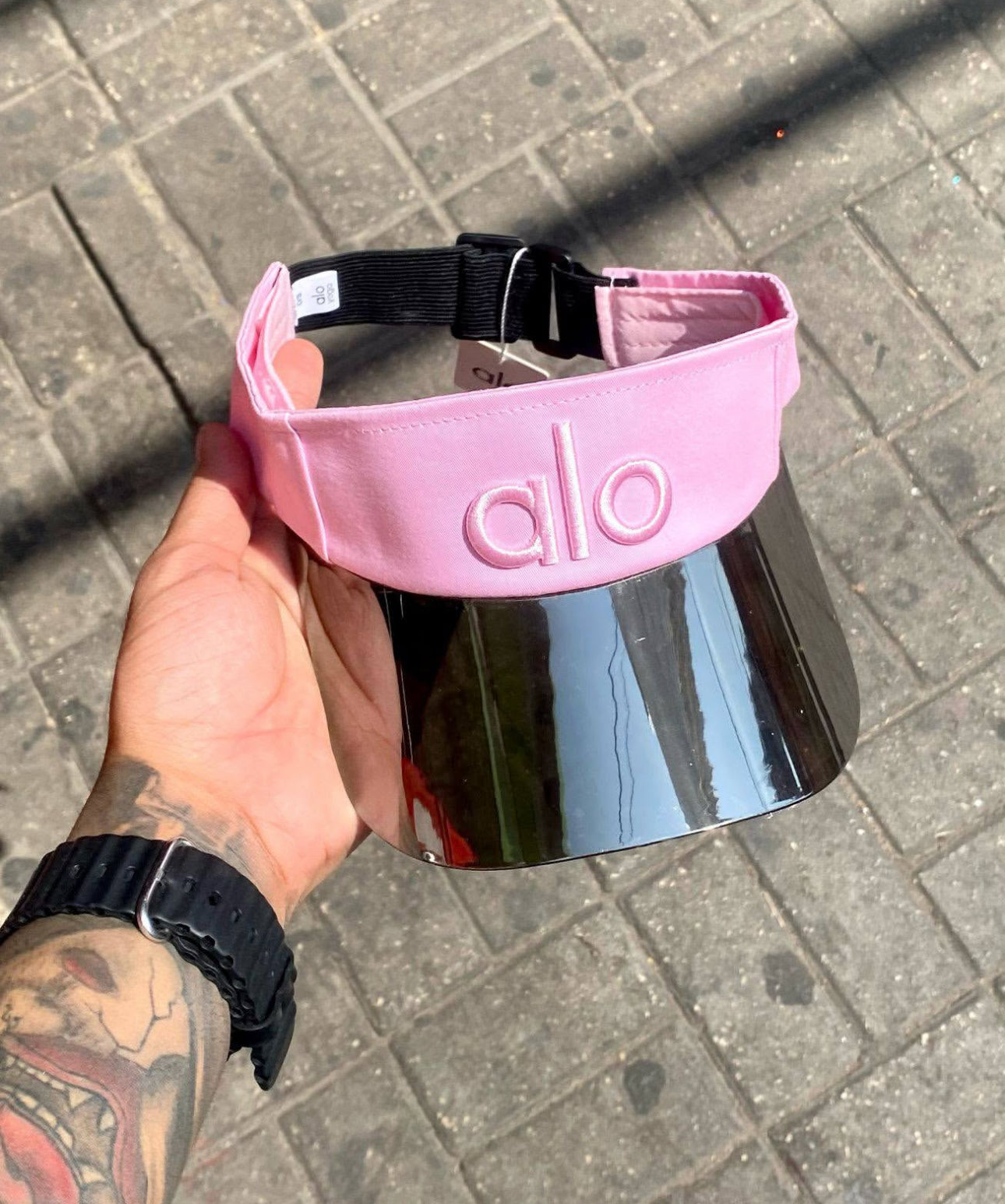 Visera Solar Alo Rosa