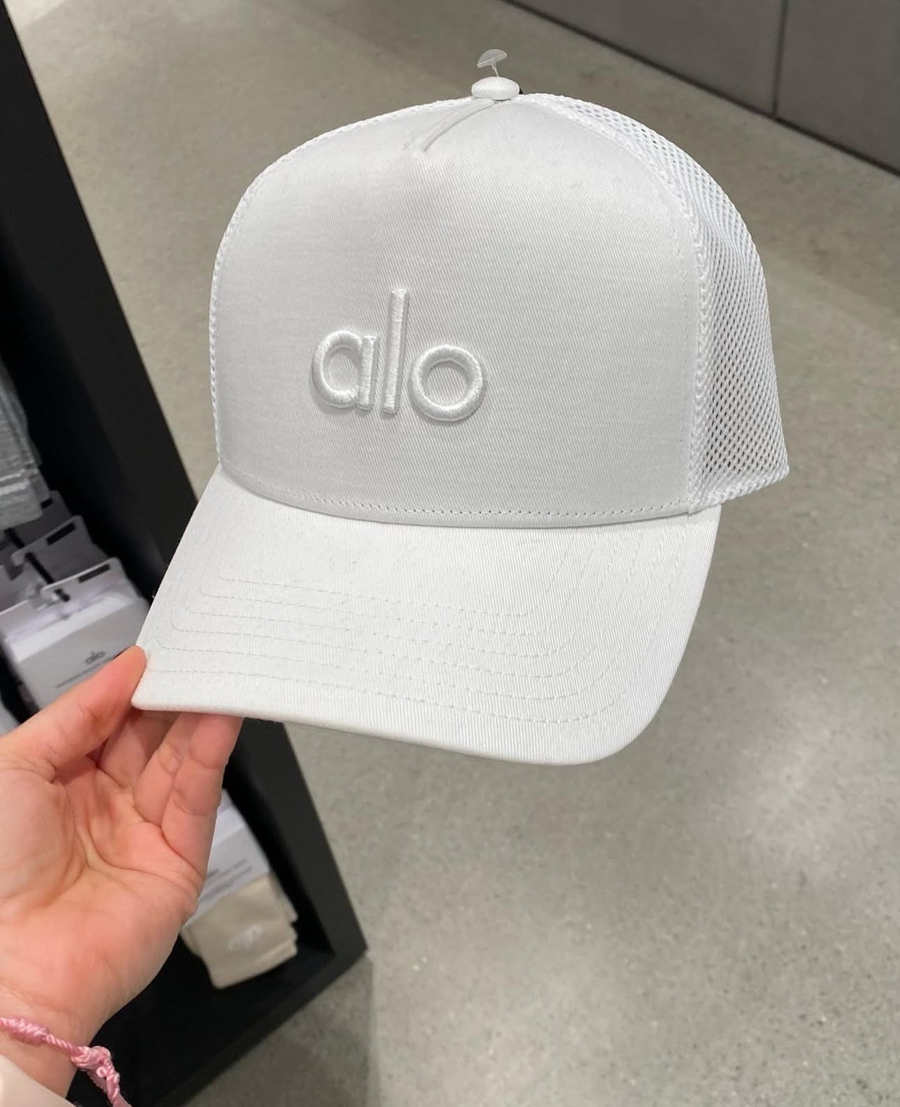 Gorra Trucker Alo Blanco Blanco