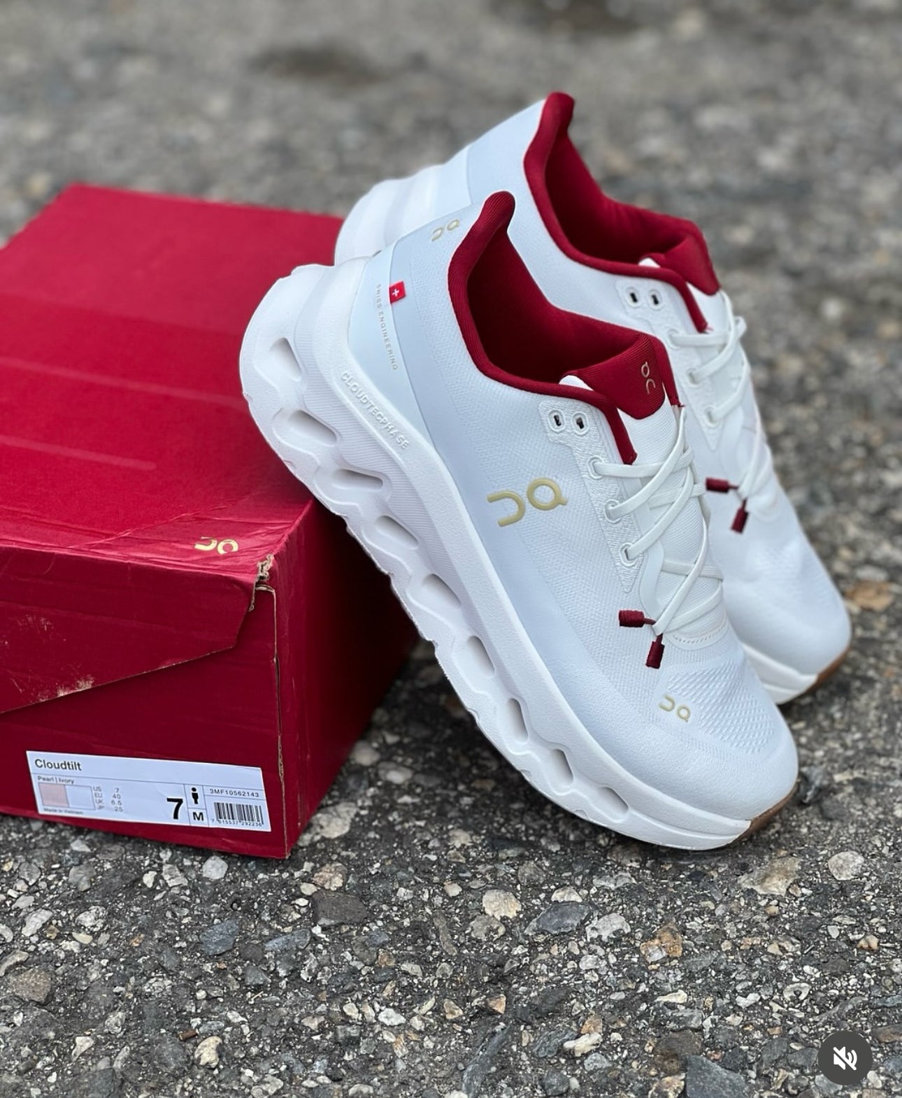 Cloudmonster WaterProof Rojo y Blanco Premium