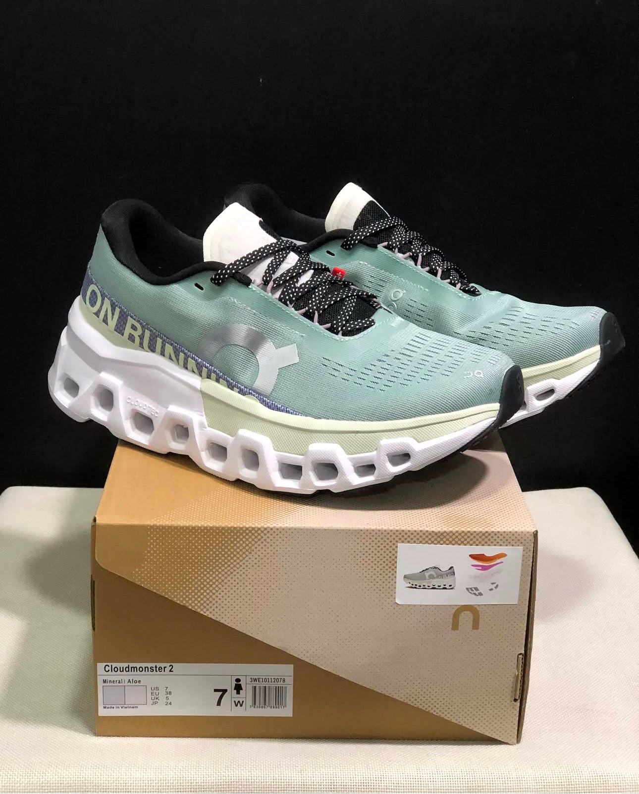 Cloudmonster 2 Verde Palido